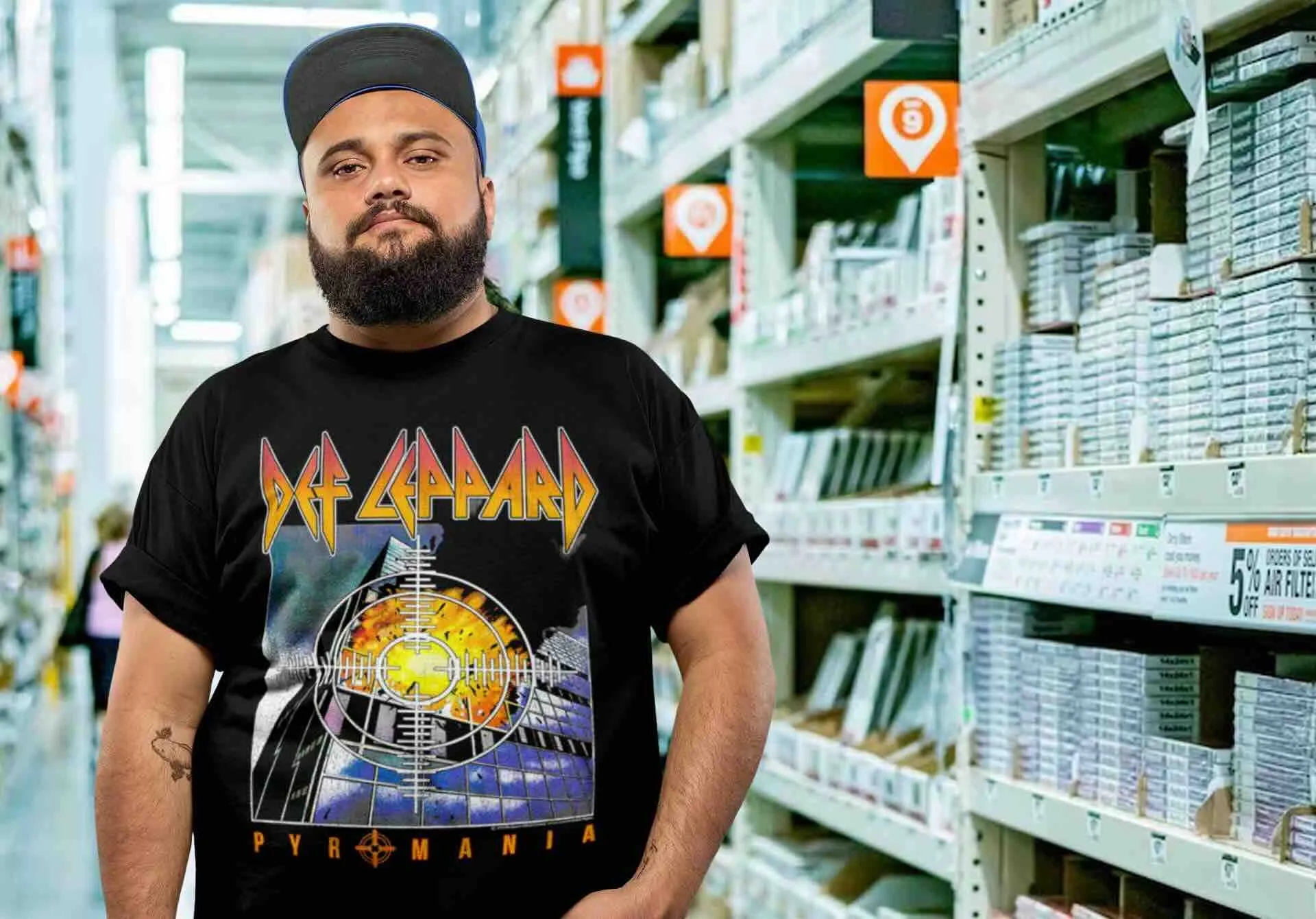 DEf LEppard Pyromania Big & tall