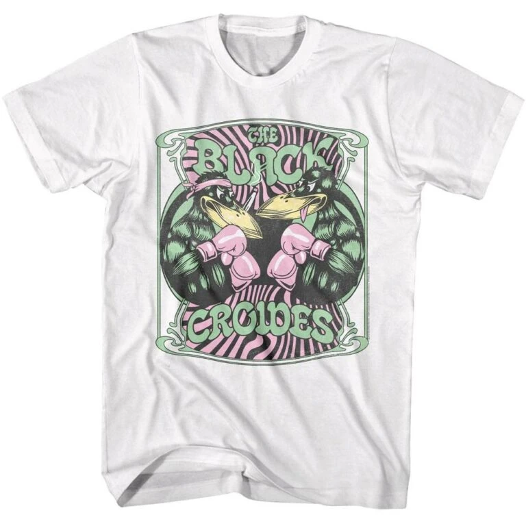 Black Crowes Boxing Birds Men’s T Shirt