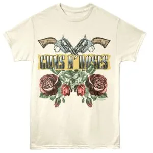 Guns N Roses Pistols Crossed Men's T Shirt