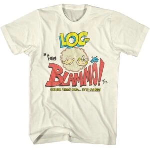 Ren and Stimpy Log from Blammo Ad Men’s T Shirt