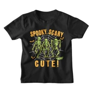 Spooky Scary Cute Skeletons Kids T Shirt