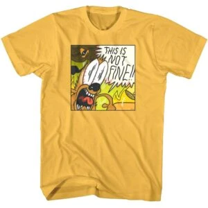 This is Fine Angry Dog Men’s T Shirt