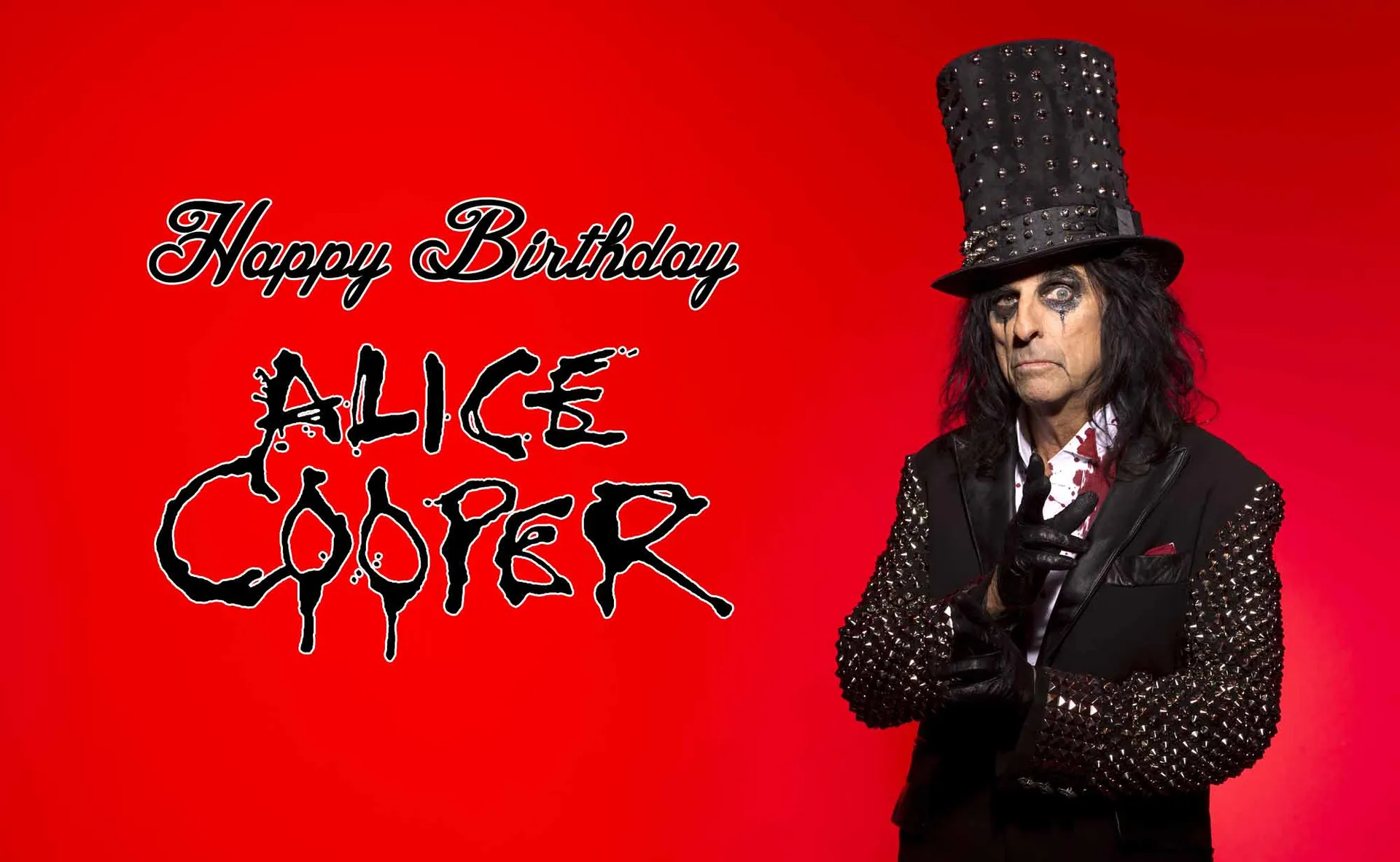 Happy Birthday Alice Cooper Banner