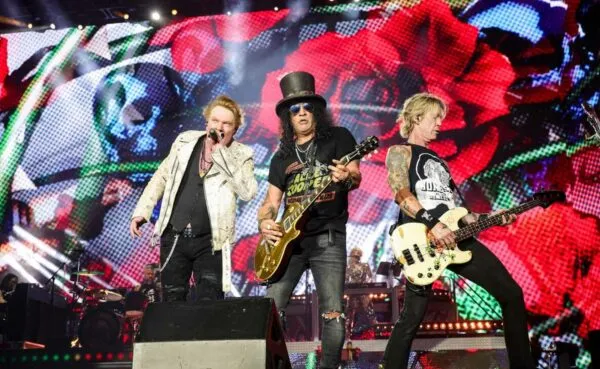 Guns n Roses on stage