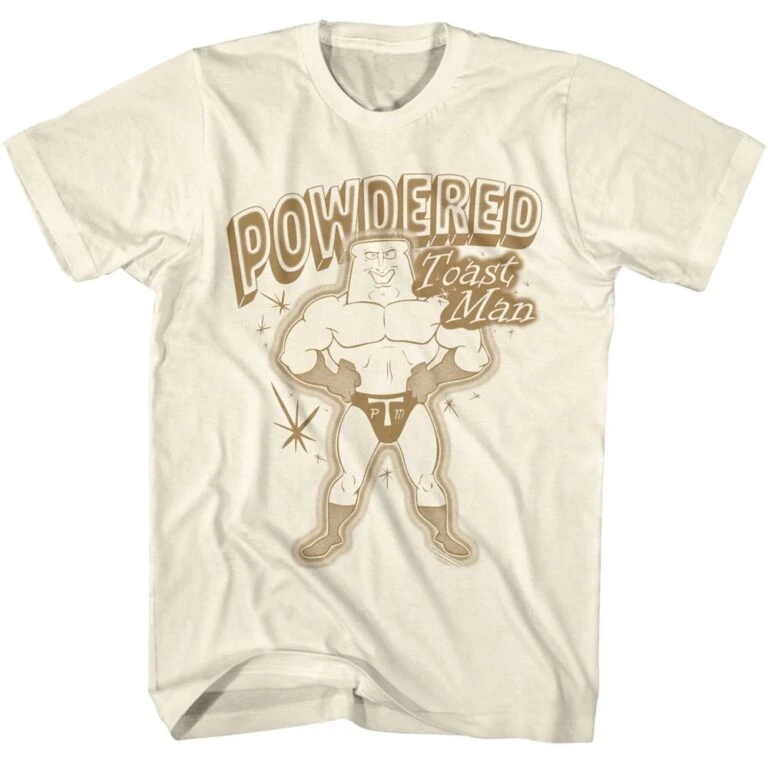 Ren and Stimpy Powdered Toast Man Men’s T Shirt
