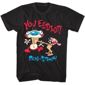 Ren and Stimpy You Eediot Men’s T Shirt