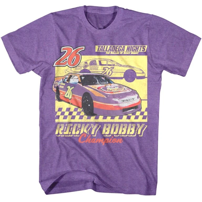 Talladega Nights 26 Laughing Clown Car Men’s T Shirt