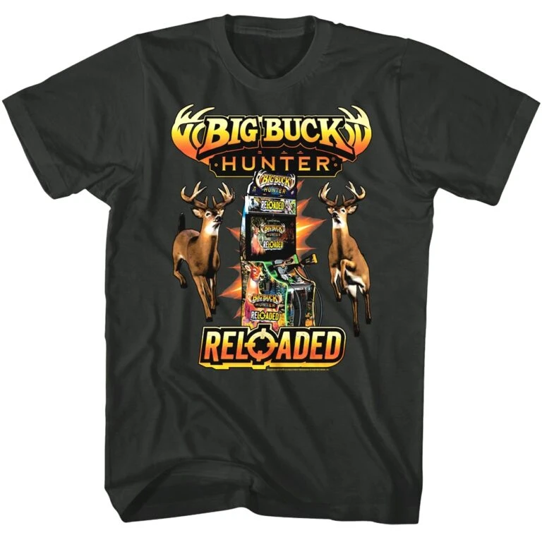 Big Buck Hunter Reloaded Arcade Men’s T Shirt