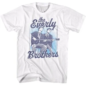 Everly Brothers Guitar Duo Men’s T Shirt