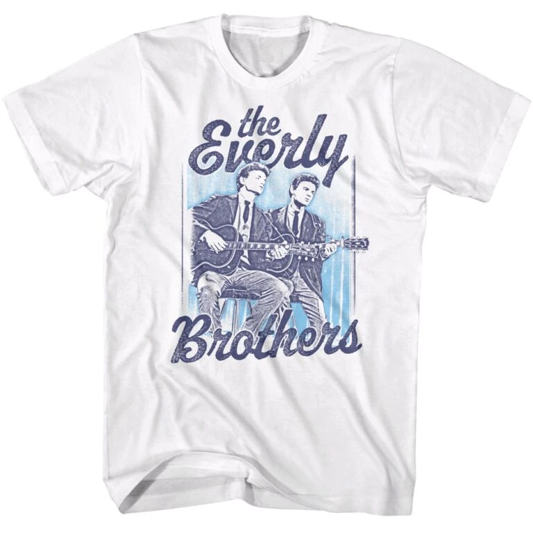 Everly Brothers Guitar Duo Men’s T Shirt