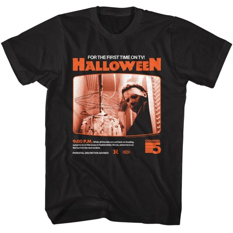 Halloween First Time on TV Men’s T Shirt