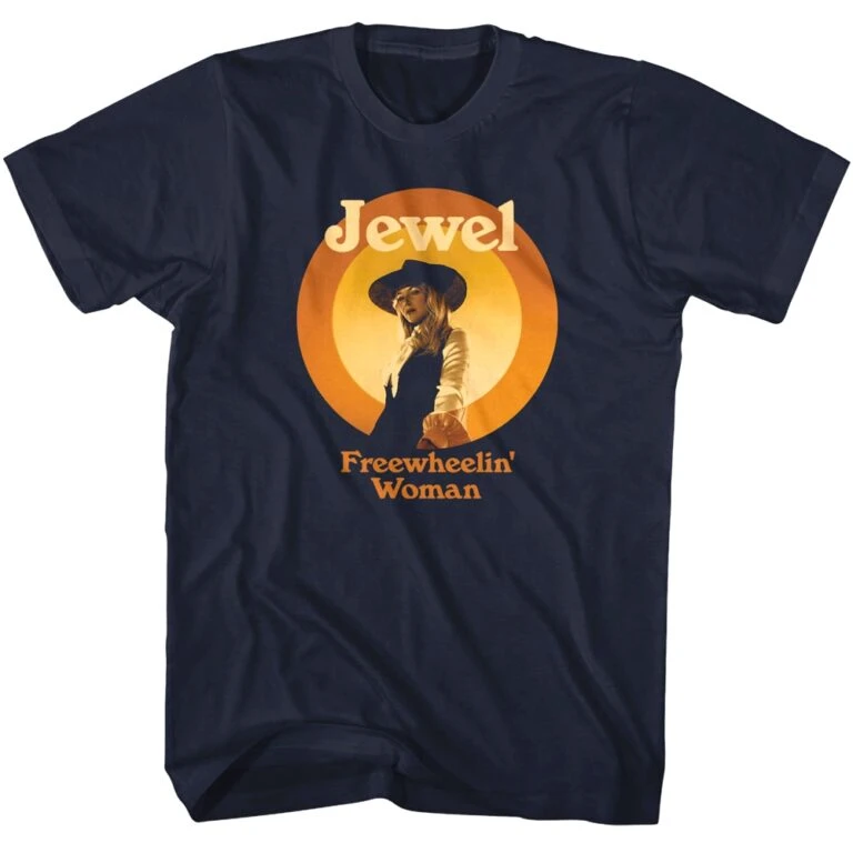 Jewel Freewheelin’ Woman Sun Men’s T Shirt