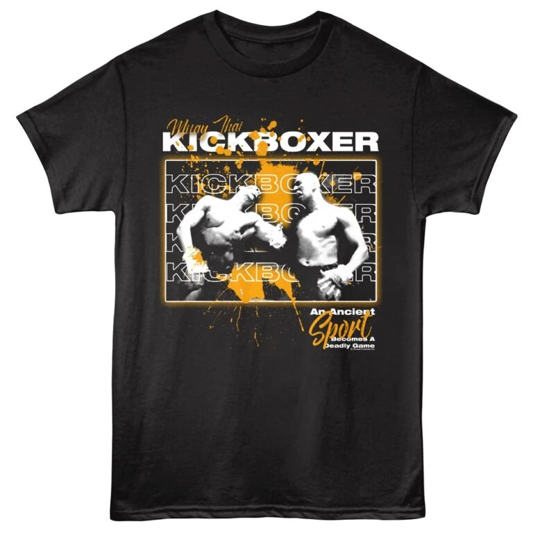 Kickboxer Muay Thai Splatter Men’s T Shirt