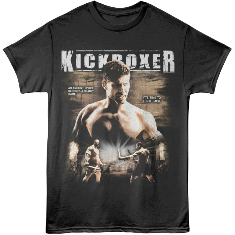 Kickboxer Time to Fight Back Men’s T Shirt