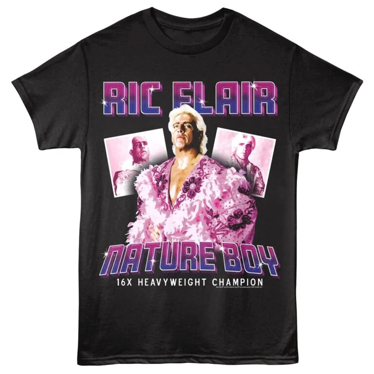 Ric Flair Nature Boy Floral Robe Men’s T Shirt