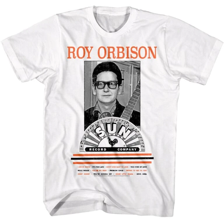 Sun Records Roy Orbison Singles Men’s T Shirt