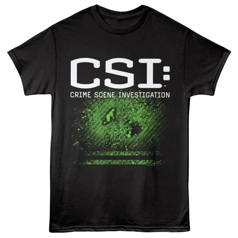 CSI Crime Scene Forensic Light Men’s T Shirt