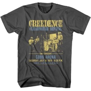 Creedence Clearwater Revival Cobo Arena Men’s T Shirt