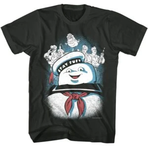 Ghostbusters and Stay Puft Marshmallow Man Men’s T Shirt