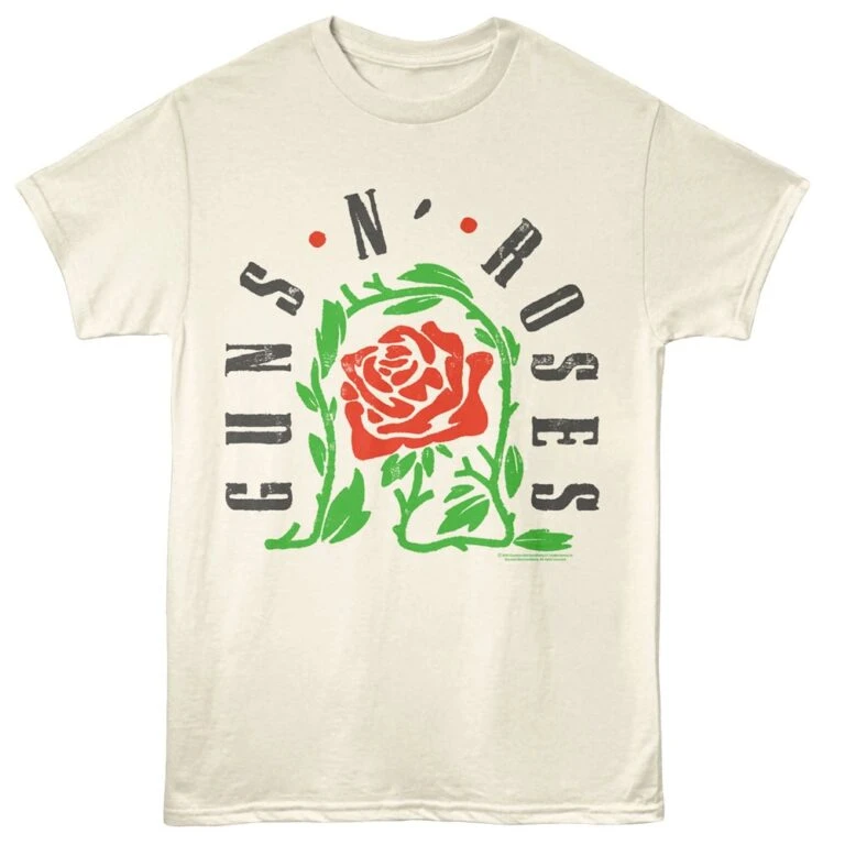 Guns N Roses Thorned Rose Men’s T Shirt