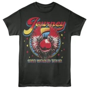 Journey Frontiers 1983 World Tour Men’s T Shirt