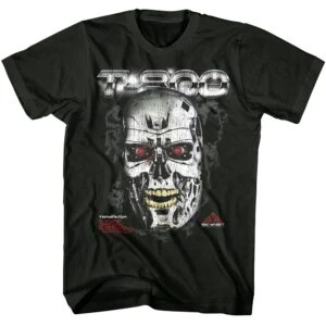 Terminator T 800 Endo Skull Men’s T Shirt