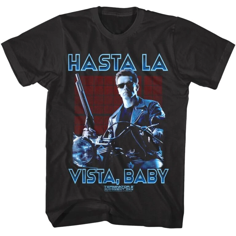 Terminator 2 Hasta La Vista Baby Men’s T Shirt