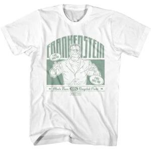 Frankenstein Made From 100% Recycled Parts Men’s T Shirt