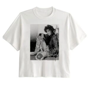 Whitney Houston Denim 1979 Women’s Crop Top