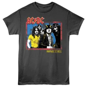 ACDC Highway to Hell Posterized Men’s T Shirt