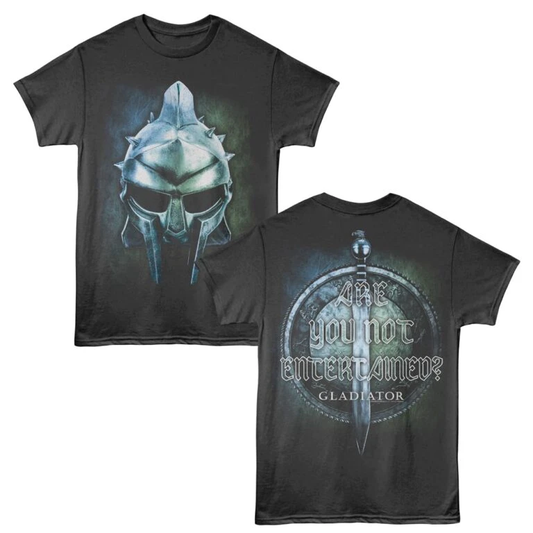 Gladiator Are You Not Entertained Helmet Men’s T Shirt