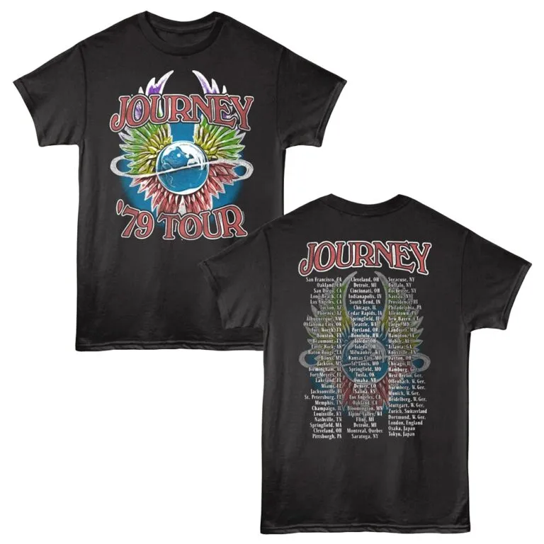 Journey Evolution Tour 79 Listings Men’s T Shirt