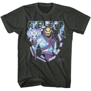 Skeletor Bursting Through Men’s T Shirt