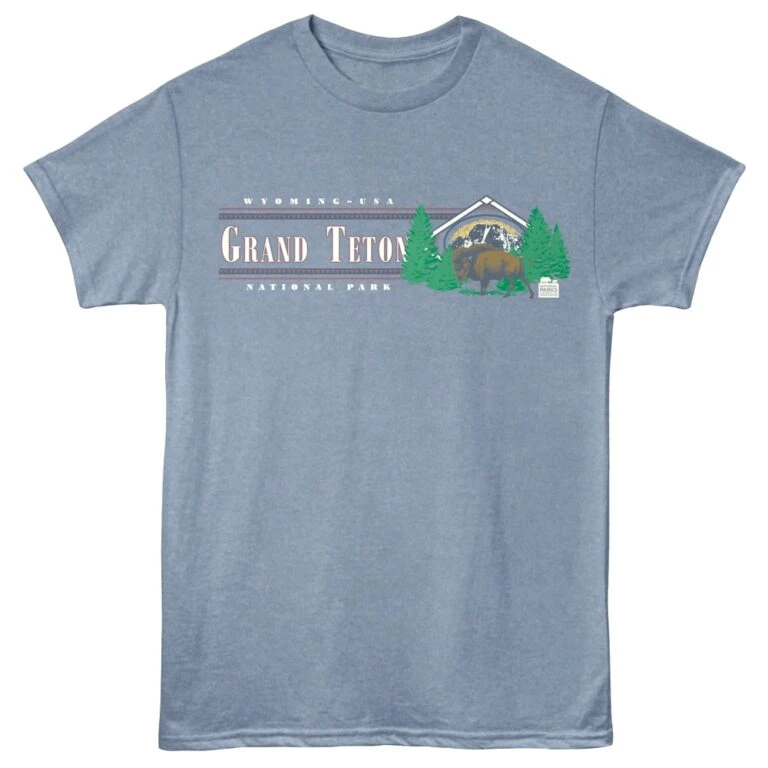 National Park Grand Teton Wyoming USA Men’s T Shirt