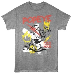 Popeye Sailor Man Graffiti Men’s T Shirt
