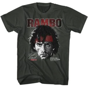 Rambo First Blood Part 2 Extreme Close-up Men’s T Shirt
