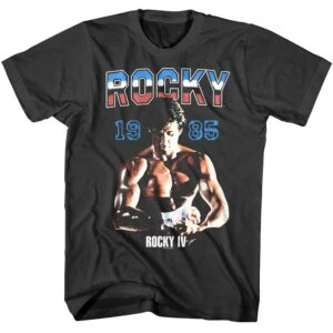 Rocky 4 1985 Taped Fists Men's T Shirt Charcoal