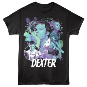 Dexter Neon Collage Men’s T Shirt
