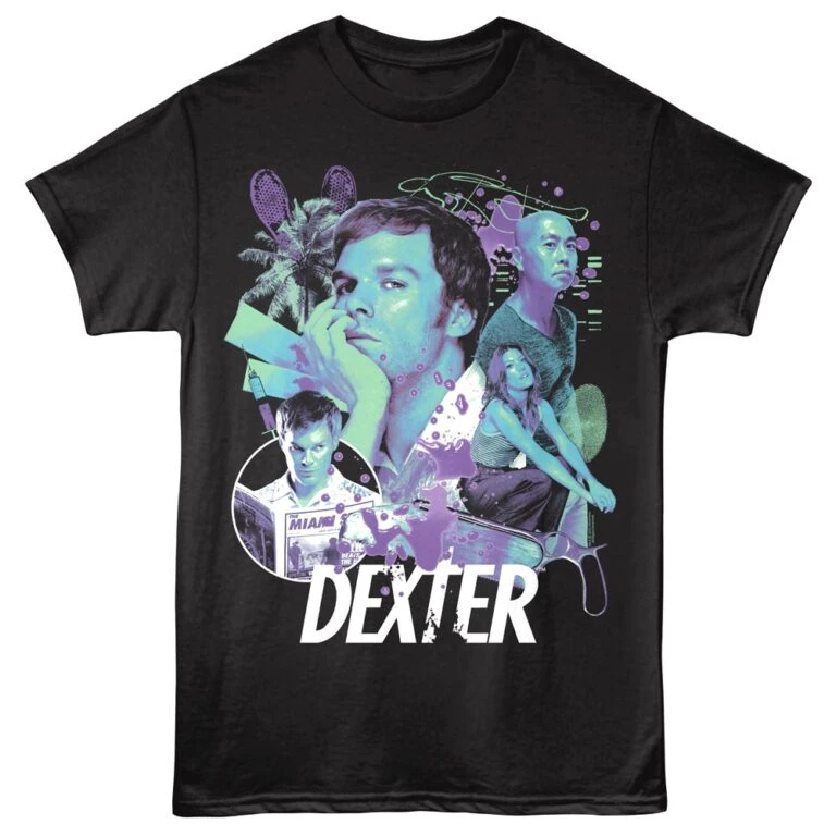 Dexter Neon Collage Men’s T Shirt