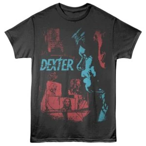 High-quality Dexter-themed graphic T-shirt, perfect for fans of the TV series.