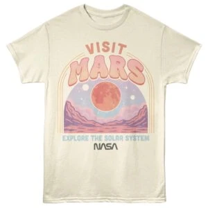 NASA Visit Mars Men's T Shirt