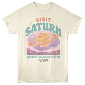 NASA Visit Saturn Men's T Shirt