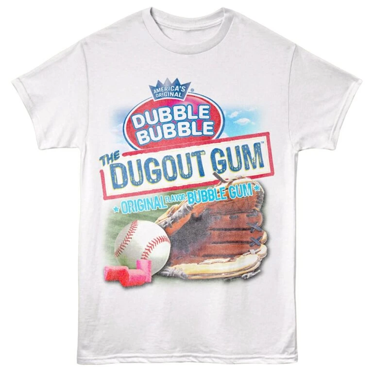 Tootsie Roll Mens tshirt The Dugout Gum White
