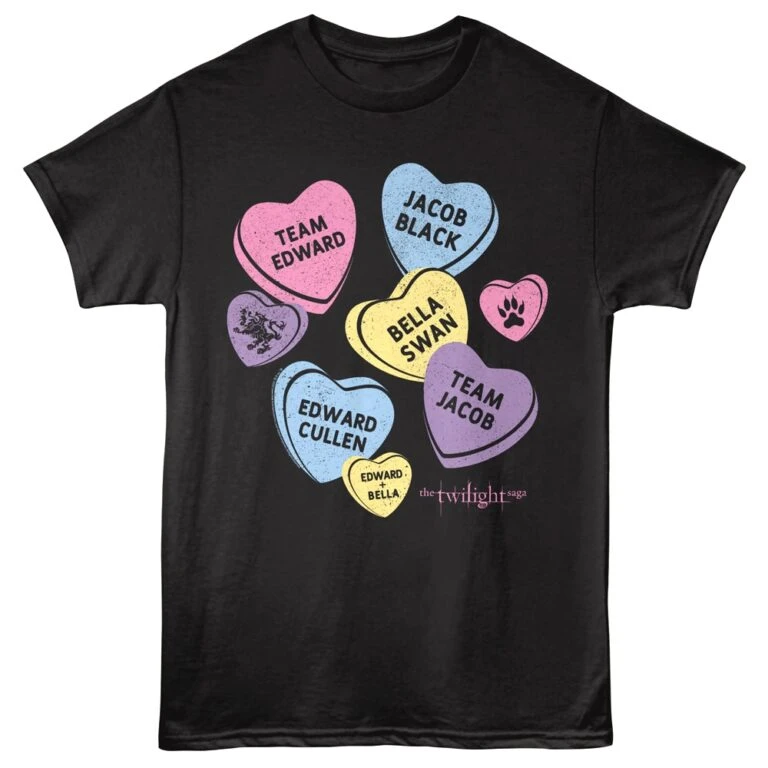 Twilight Pastel Candy Love Hearts Men's T Shirt
