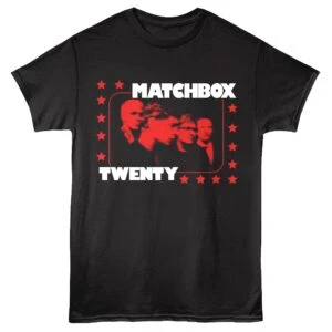 Matchbox Twenty Red Vinyl Men's T Shirt