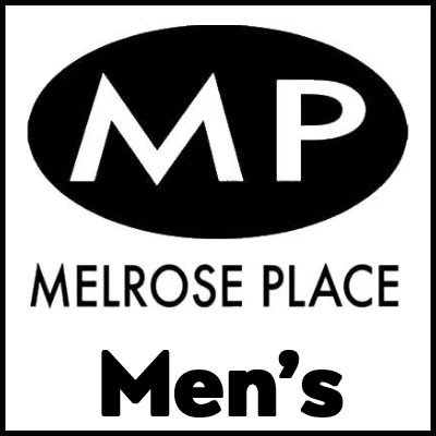 Men’s Melrose Place graphic t-shirt for stylish casual wear.