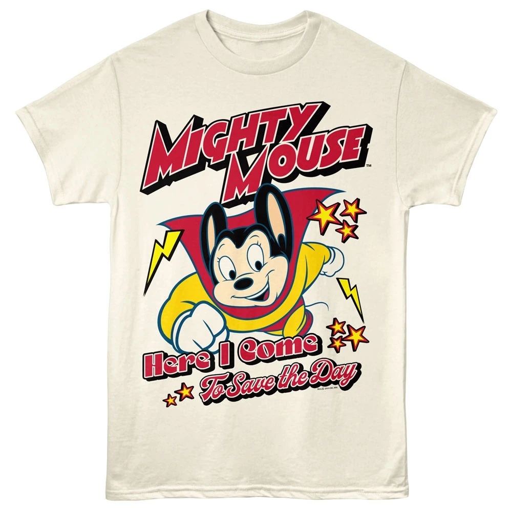 Mighty Mouse Flying & Saving Men's T Shirt