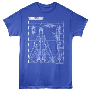 Top Gun Tomcat Schematics Men’s T Shirt