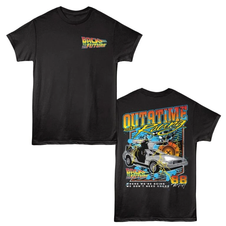 Back to the Future Outatime Racing 88 Men's T Shirt