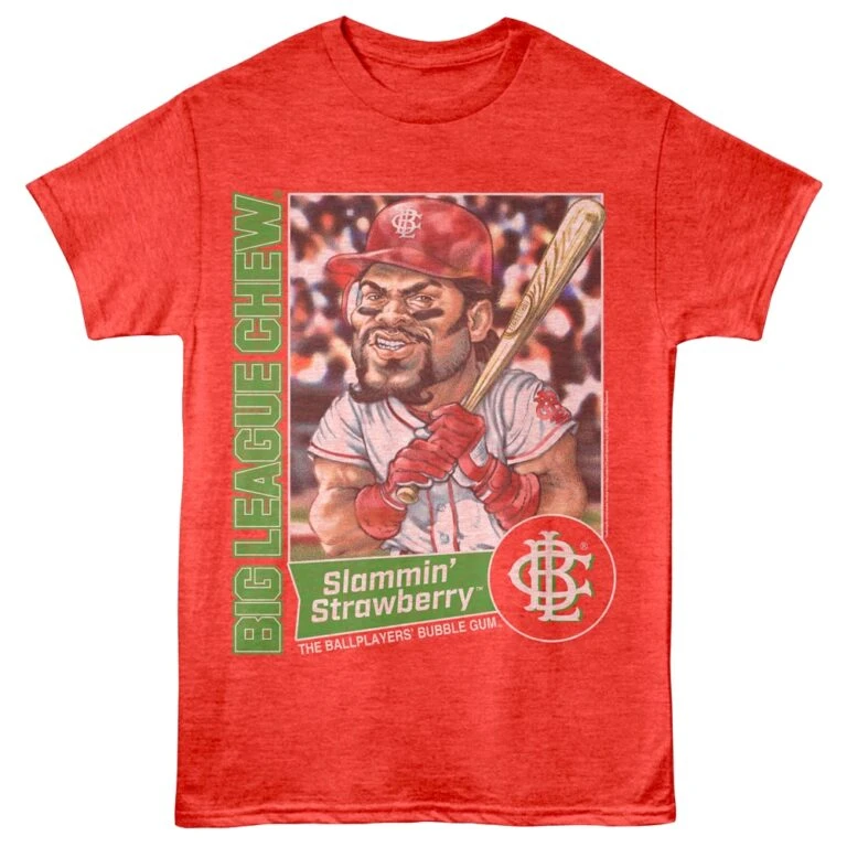 Big League Chew Red Strawberry Men's T Shirt